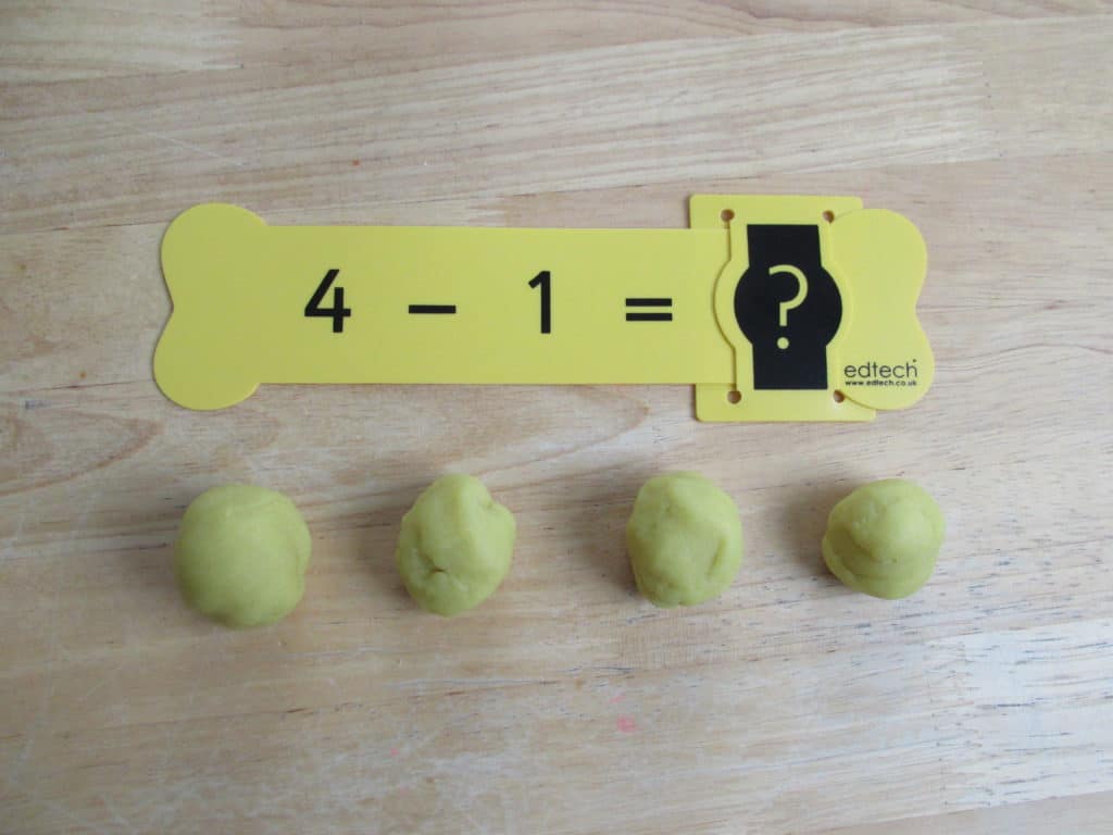 Whack the dough subtraction game