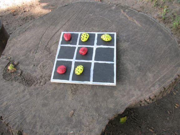 problem solving with subtraction during outdoor play