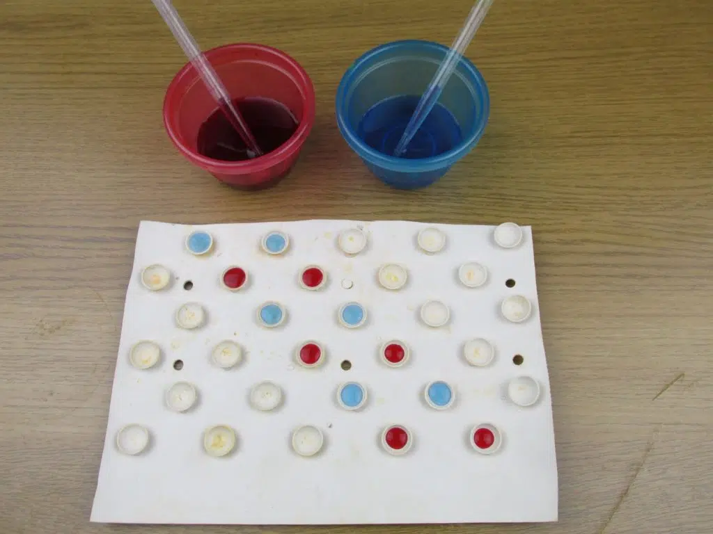 Pipettes for color mixing art
