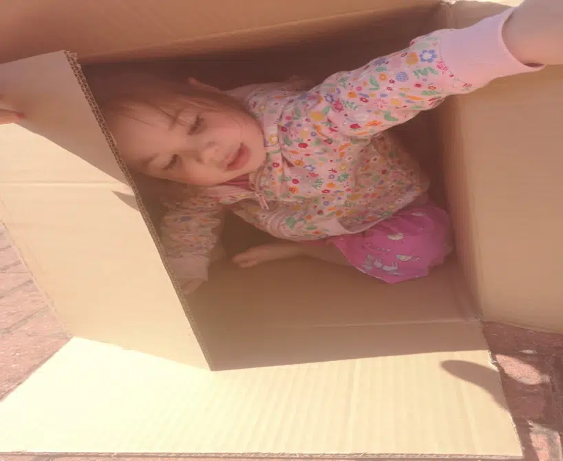 Enveloping schema - hiding in a cardboard box