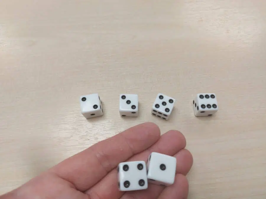 Dice race game