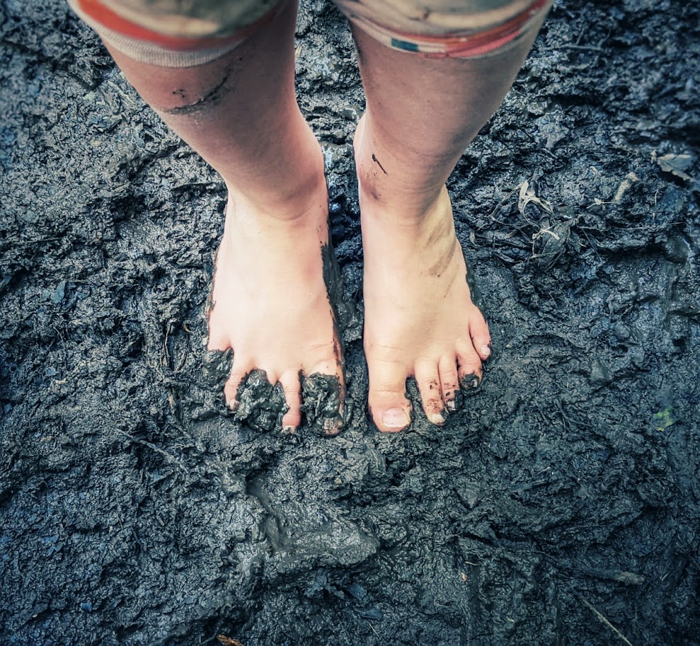 Forest mud bathing