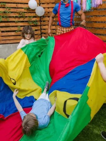 Parachute games for babies