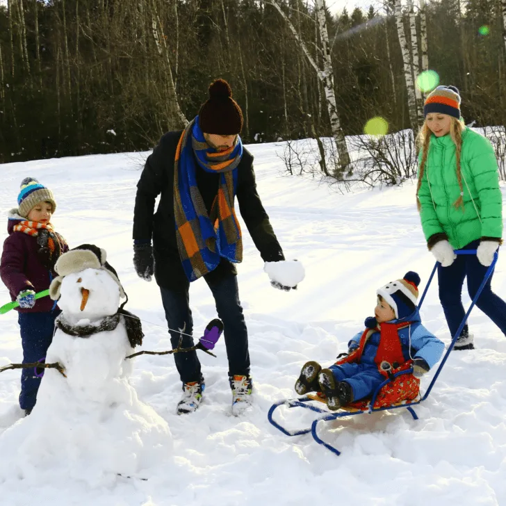 snowy day activities for kids